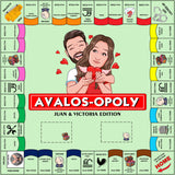 Digital Customized / Custom Game Board With Caricatures / Cartoons