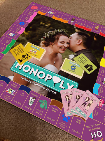 Custom Personalized FOR-YOU-OPOLY Board Game