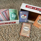 Custom Youropoly Deal Card Game with Box